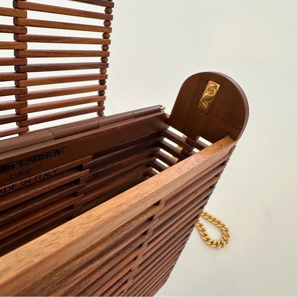 SOLD 🚫SAINT LAURENT Wood Kate Box Bag - Picture 14 of 17